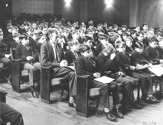 School assembly 1967 1968